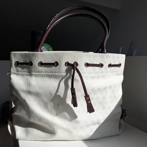 Dooney & Bourke Large Creme Tote